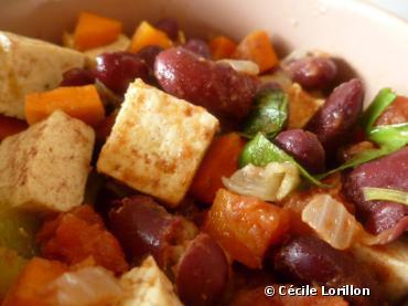 Recette bio : Chili con tofu de saison