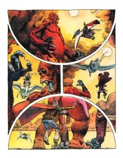 Planche intérieure de la BD Arzach