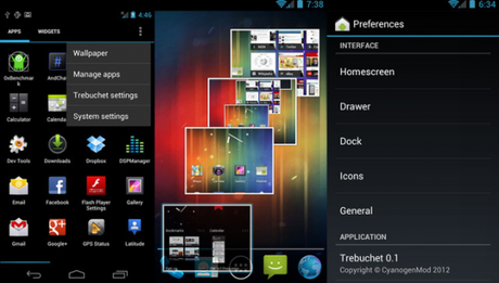 CM9 trebuchet 560x318 Trebuchet, le nouveau launcher de la CyanogenMod 9