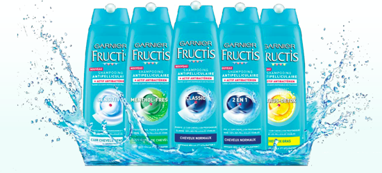 gamme antipel Garnier Fructis dévoile sa gamme antipelliculaire
