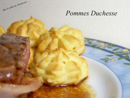 Pommes duchesse