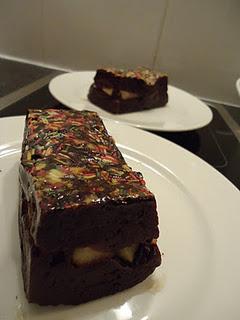 Gâteau chocolat-poire-speculoos