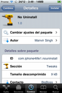 No Uninstall 1.0: empêche la suppression des applications du Springboard