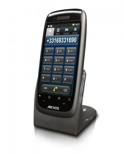 ARCHOS 35 shp 1 front 437x540 Le Archos Smart Home Phone disponible