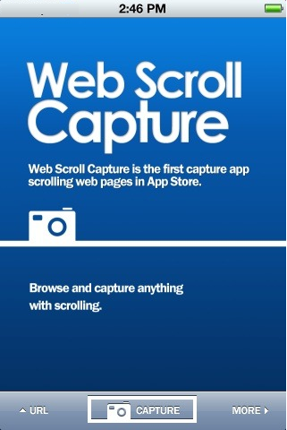 Prendre des screenshots de pages Web sur iOS avec Web Scroll Capture