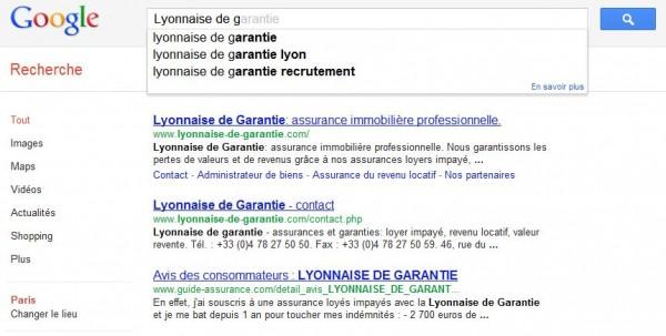 google garantie 600x303 Google France condamné pour injure publique !