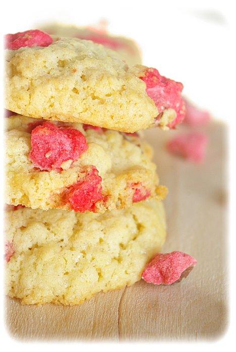 Cookies aux pralines roses I