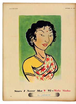 Filmfare Vintage : Mala Sinha