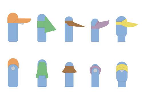 Under the hat, luminaire et chapeau par Tomas Kral