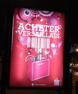 Une campagne QR à Versailles