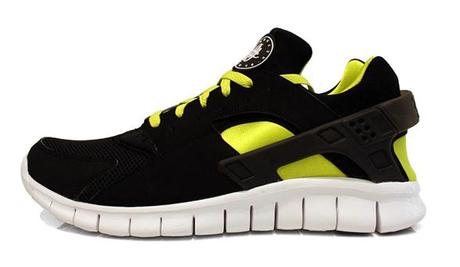 nike huarache free 2012 black neon 1 Preorder: Nike Huarache Free 2012 Black Neon