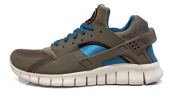 nike huarache free grey blue Preorder: Nike Huarache Free 2012 Stealth Grey Blue