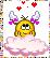 Smiley ange sur nuage
