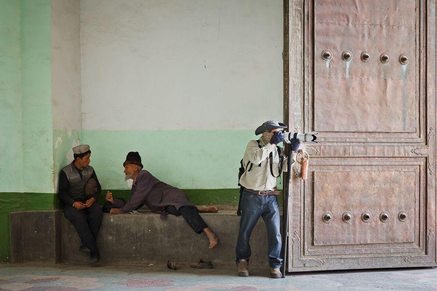 Mosquée Id Kah à Kashgar et ses abords