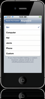 Hands-Free Control 2.0-11: Siri pour votre iPhone/iPad