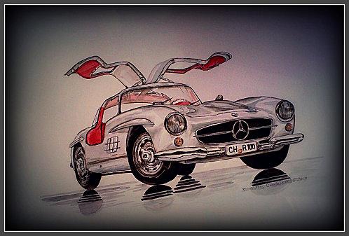 Bonne année 2012 Mercedes 300 sl