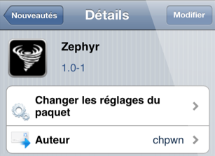 Zephyr passe en 1.0.1