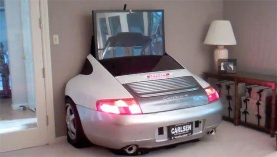 tv porsche Une Porsche 996 mais pas pour rouler...