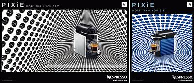 Yoyoi Kusama//Nespresso Pixie : what's the point ?
