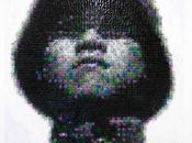 portrait constitué 5500 petits soldats plastique