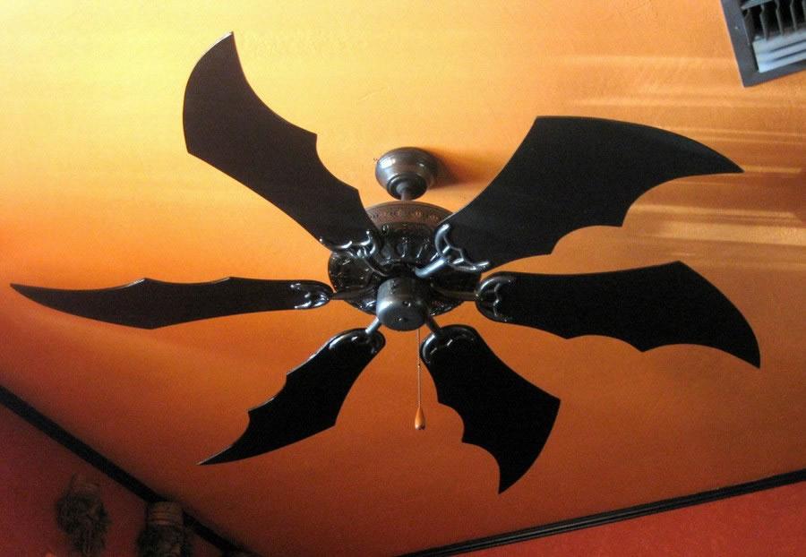 Batman inspired ceiling fan Batman inspire un ventilateur de plafond
