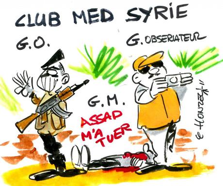 imgscan contrepoints 525 Les observateurs arabes en Syrie