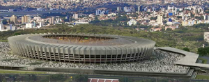 Le stade Mineirao de Belo Horizonte