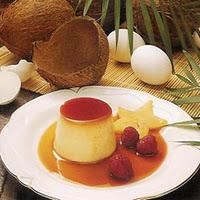 Flan à la noix de coco