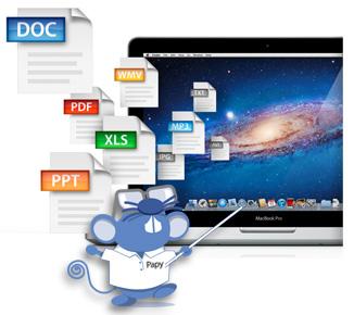 Mac est compatible avec la majorité des formats de fichiers utilisés sur PC.