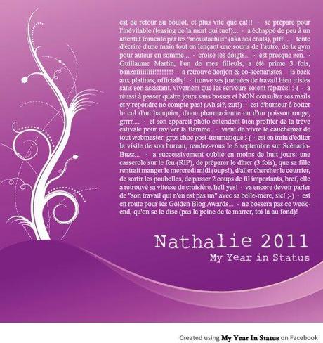 year in status 2011 Mon année 2011… en statuts Facebook!
