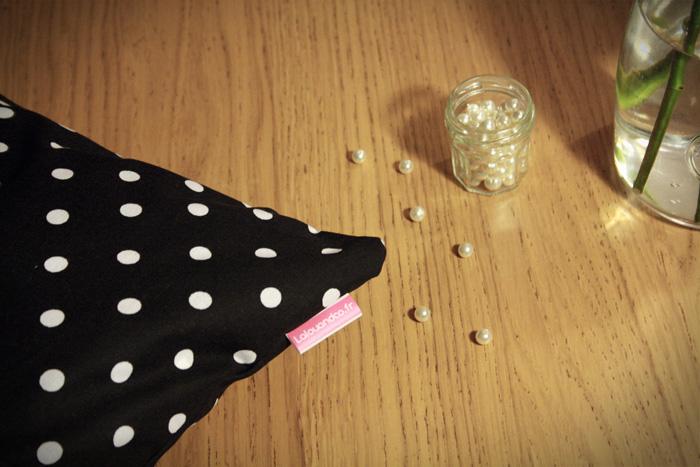 Des coussins à pois