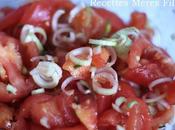 recette Légère Salade Tomates Poireau