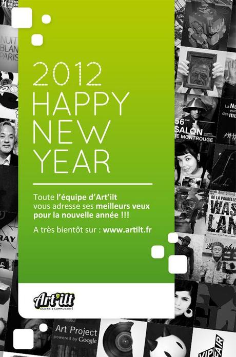 Carte de voeux 2012 artilt Bonne Année 2012 !