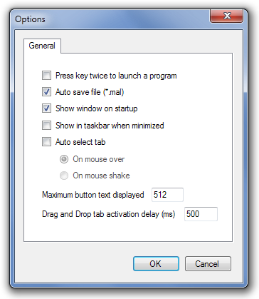 MadApp Launcher Options