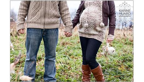 couple maternité séance photo extérieure