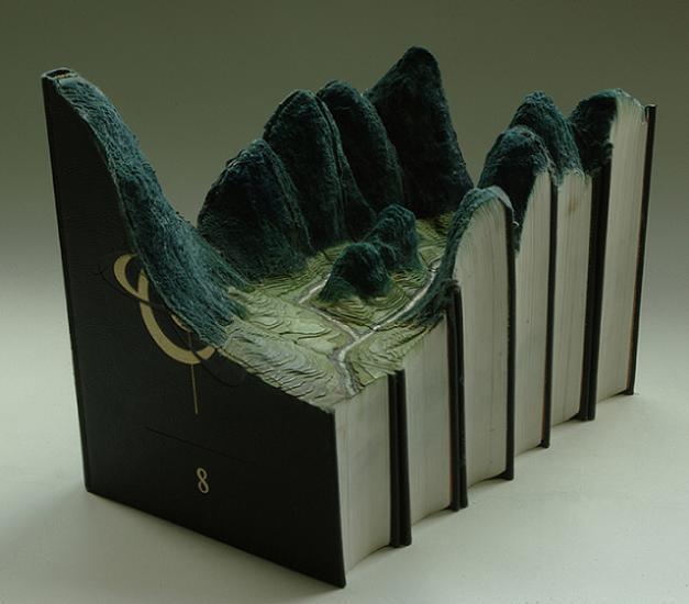 Sculptures de livres