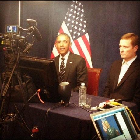 Suivre Barack Obama sur iPhone, avec l'application Instagram...