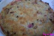 Crumble à la rhubarbe