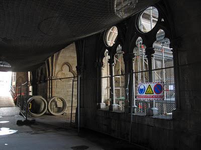 Chantier au cloître