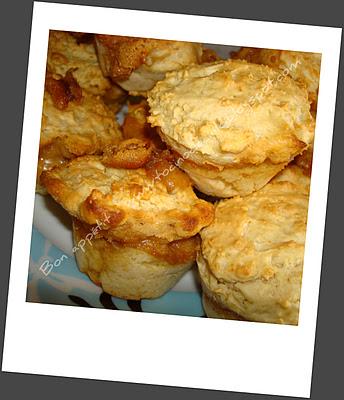 Muffins au touron - Muffins con turrón