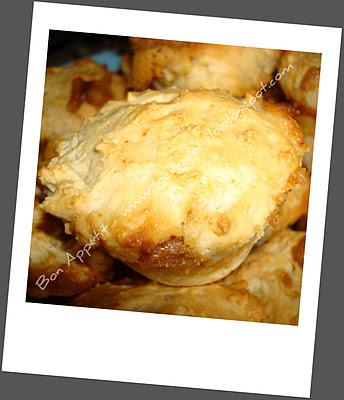 Muffins au touron - Muffins con turrón