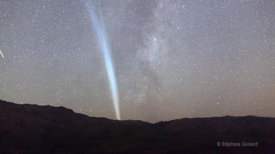 La comète Lovejoy au dessus des Andes