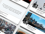 cartes visite version Facebook Timeline chez