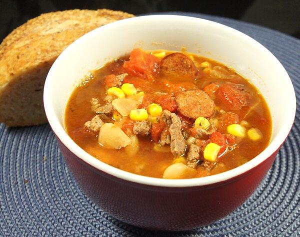 Soupe au boeuf à la Mexicaine