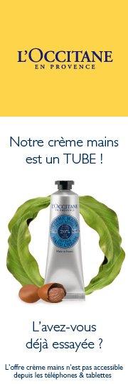 L’Occitane t’offre un crème pour les mains au karité