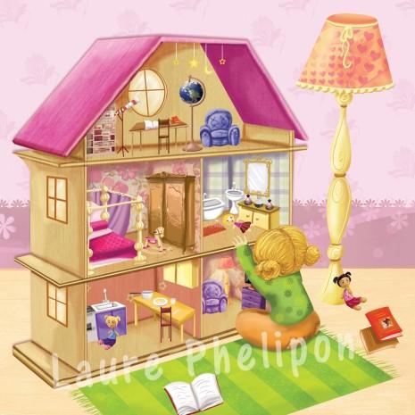 illustration de la maison de poupée