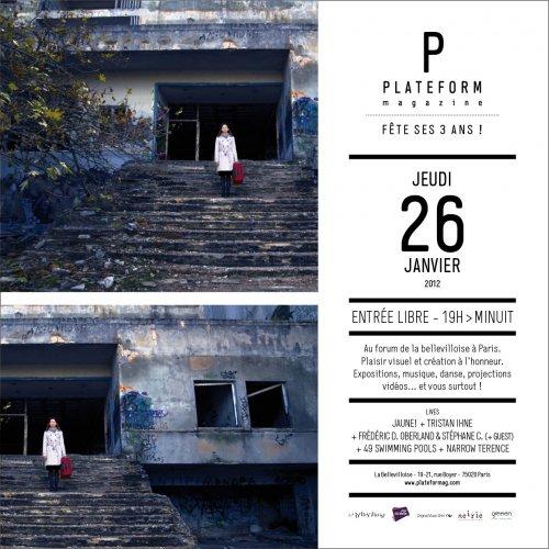 Plateform magazine fête ses 3 ans