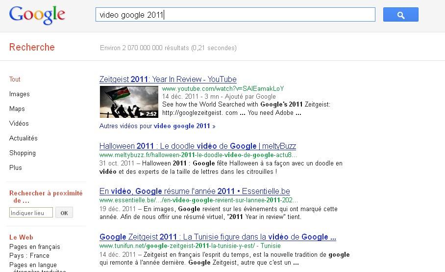 video google 2011