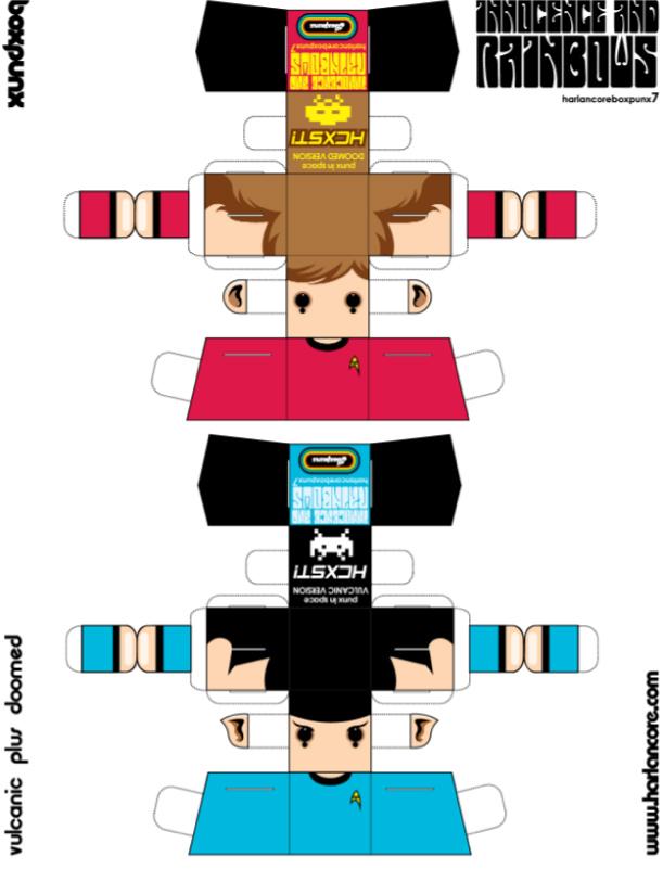 Papertoys STAR TREK by Harlancore