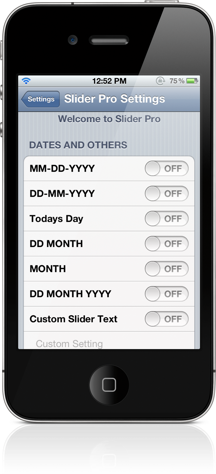 Cydia: Avec SliderPro modifier votre Slider